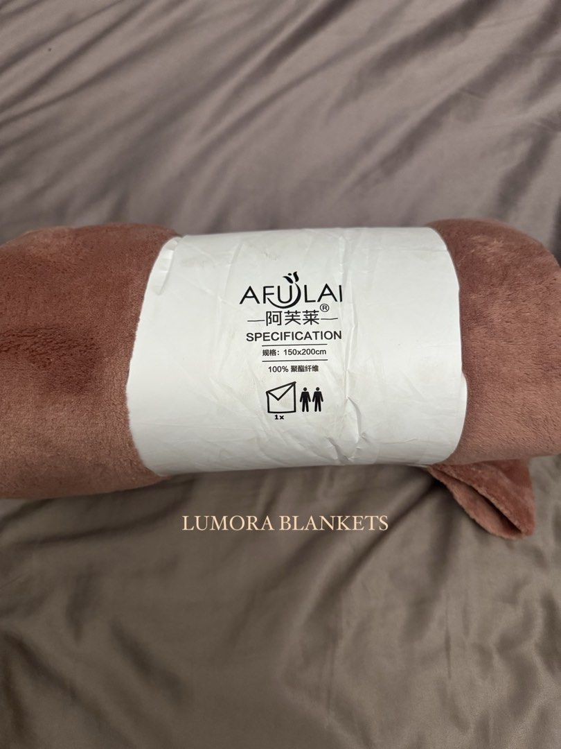 Afulai Lumora Fleece Blanket (Category: Bedding & Towels) located in Manila. Submitted by santosluk86923 (Listing ID 1469277227, Image 3). Description: BLANKETS FOR SALE! Looking for soft and cozy blankets for your home, dorm, or as extra blankets for guests? We have plain fleece blankets available in different sizes and colors! 🤍 🛌RETAIL BLANKETS PER PIECE 📌 Double Size – ₱350 • Color: White only 📌 Standard Queen Size – ₱400 • Size: 150 × 20