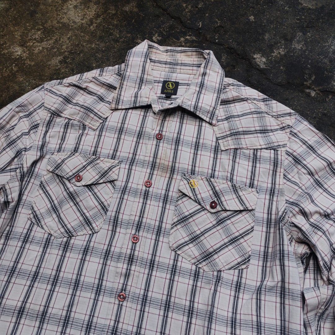 AIGLE POLO LONGSLEVE (Category: Activewear) located in Manila. Submitted by thrifttriplangnigio (Listing ID 1469272165, Image 2). Description: Aigle Polo Longsleeve Excellent Condition issue: removable stain upper mid banda W-23 L-29 for omly 449+sf MOD-J&T MOP-GCASH/ UB BANK LOC: NORTH CALOOCAN DM ME IF INTERESTED.