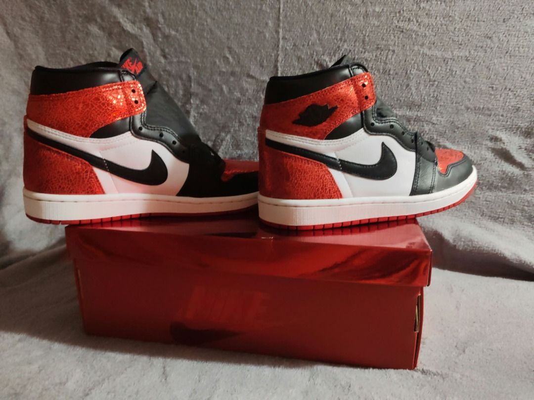 Air Jordan 1 High OG "Ruby" (Bred Reimagined / Ruby) (Category: Sneakers & Footwear) located in Caloocan City. Submitted by talia_bird (Listing ID 1469268785, Image 1). Description: Air Jordan 1 High OG "Ruby" (Bred Reimagined / Ruby) • Size: [ UK 5, EUR 38.5, cm 24.5, BR 37 ] • Condition: [ In Box Never Been Used ] • Price: ₱ [ 9,000 ] [ Slightly Negotiable ] Details: • 100% Authentic / Legit. • Source: [ Given as a Gift ]. • Comes with: Origina