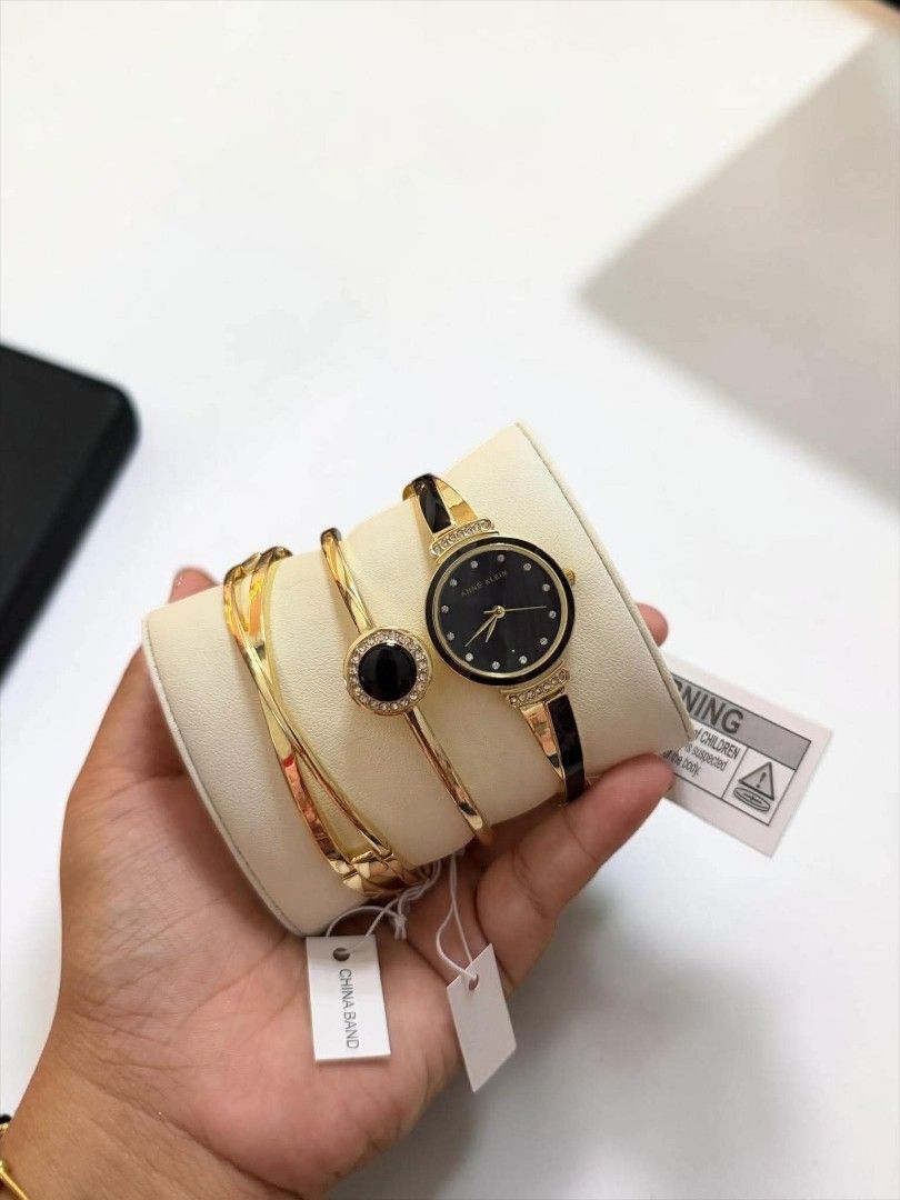 AK WATCH (Category: Women's Watches) located in Angeles City. Submitted by truehawk_95a40c (Listing ID 1469361595, Image 2). Description: FRESH DROP❤️ anne klein watch set ₱3990 only Pm me to order.