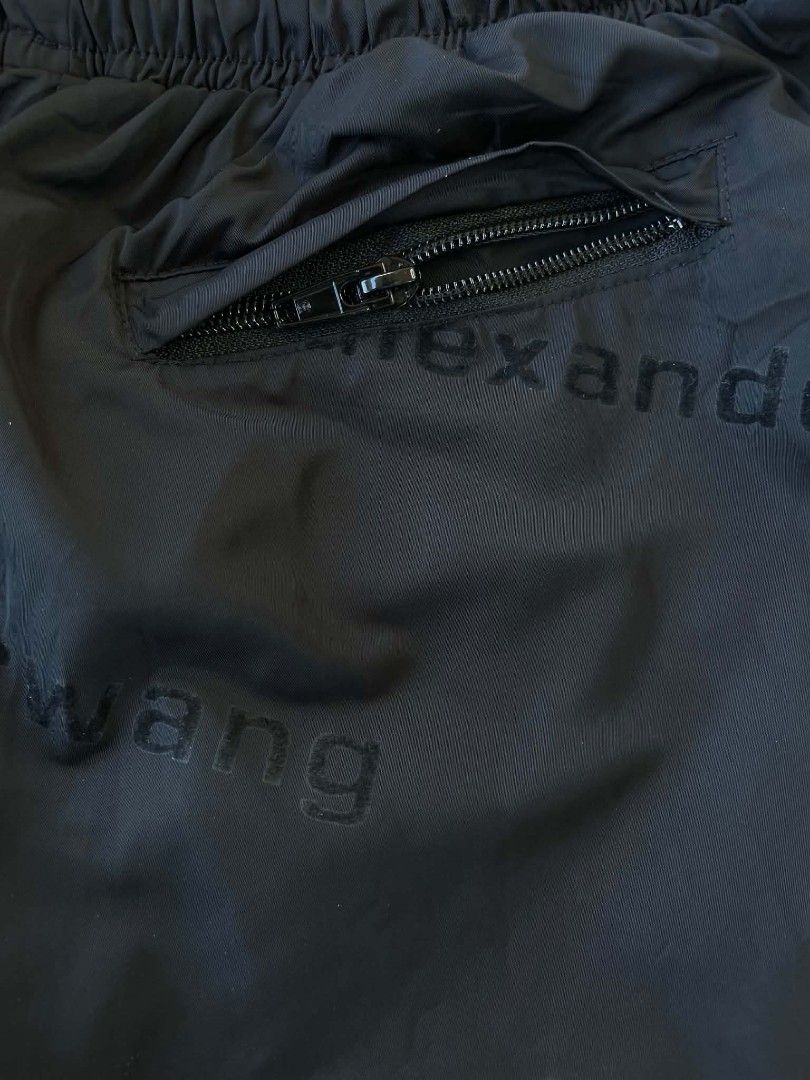 Alexander Wang AOP Track Pants (Category: Joggers) located in Cabanatuan. Submitted by rmgalleria (Listing ID 1469161892, Image 3). Description: Alexander Wang AOP Track Pants Excellent Condition minimal issue only Waistline: 28-34 Length: 38 750📌.