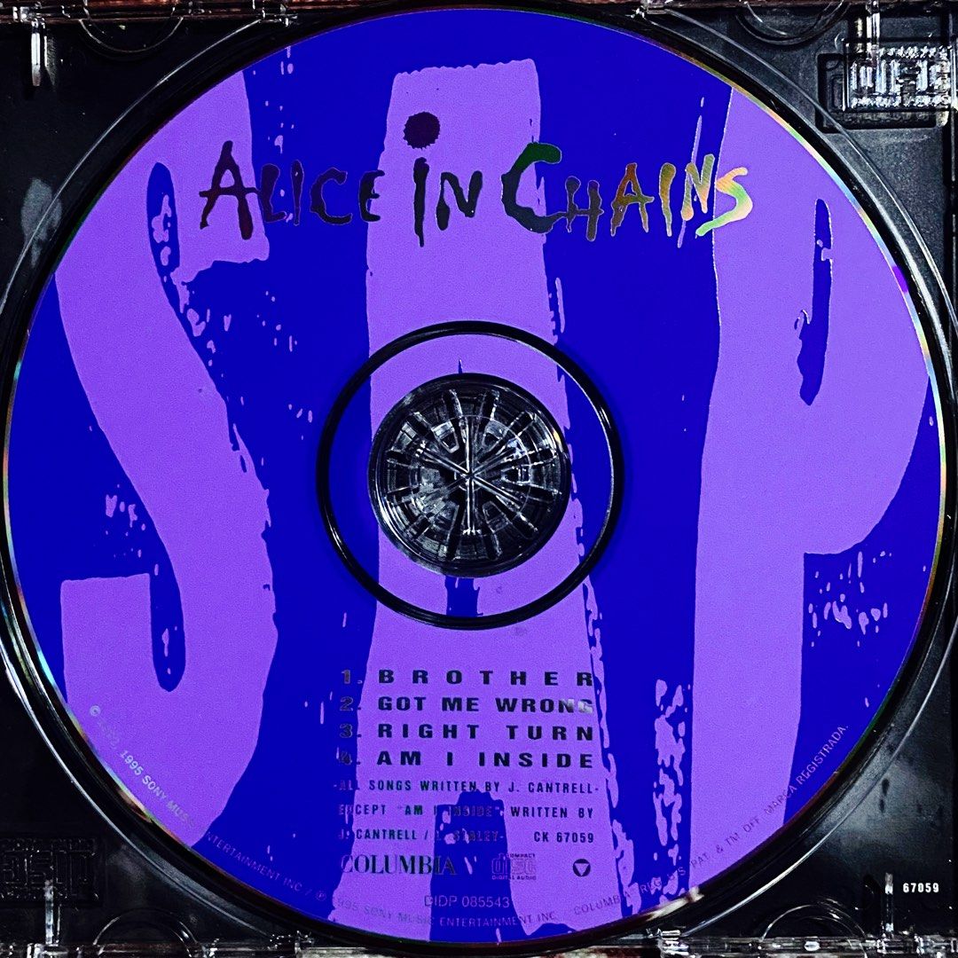 Alice In Chains - SAP EP CD (Category: CDs & DVDs) located in Taguig. Submitted by znarfscriber (Listing ID 1469244656, Image 3). Description: Alice In Chains SAP EP CD Made In The USA Columbia Records 1992 Cover: EX Media: NM RFS: Decluttering/Need Funds.
