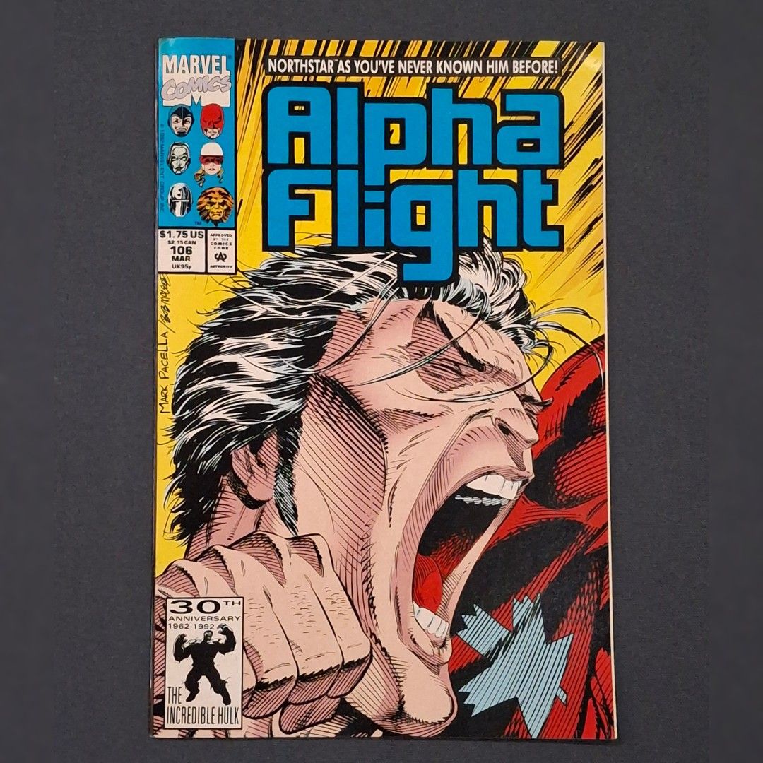 Alpha Flight #106 (1992 Marvel Comics) (Category: Comics & Manga) located in Paranaque City. Submitted by japs202 (Listing ID 1469211595, Image 1). Description: For sale only. Check photos. Northstar's landmark coming-out issue. Includes Wolverine, Puck & Northstar pin-up poster. Payment: BPI, BDO, Gcash Add for shipping: pickup, J&T, LBC Location: Paranaque .