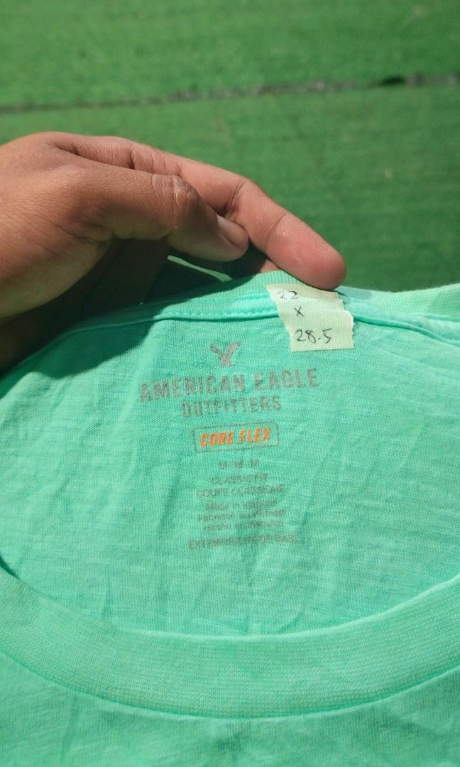 AMERICAN EAGLE DYE COTTON MEN SHIRT (Category: Tshirts & Polo Shirts ) located in General Santos City (Dadiangas). Submitted by michaelthrift01 (Listing ID 1469266266, Image 2). Description: Legit Large men As new No issue.