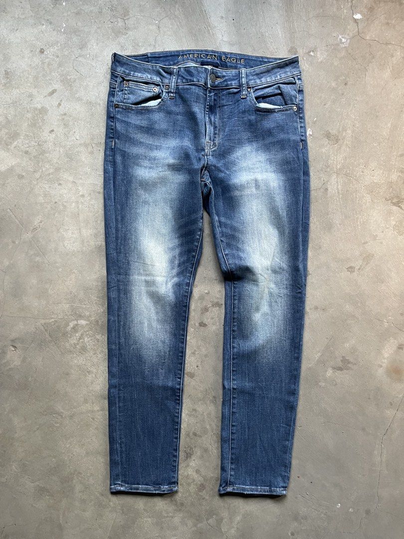 American Eagle skinny jeans (Category: Jeans) located in Cabuyao City. Submitted by jam_mandilag (Listing ID 1469322732, Image 1). Description: Tag: American Eagle Waistline: 35 Length: 40.5 LegHole: 6.5 Color Rate:8.5/10 Condition: 8.5/10 Issue: none Mode of payment: Gcash Mode of shipping: J&T and lalamove For more information kindly click the “send message button” and other details of the item. Location: cabuyao laguna ————————————————————————