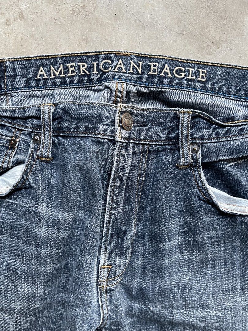 American Eagle Straight Cut jeans (Category: Jeans) located in Cabuyao City. Submitted by jam_mandilag (Listing ID 1469334454, Image 3). Description: Tag: American Eagle Waistline: 36 Length: 41.5 LegHole: 8.5 Color Rate: 9/10 Condition: 9/10 Issue:none Mode of payment: Gcash Mode of shipping: J&T and lalamove For more information kindly click the “send message button” and other details of the item. Location: cabuyao laguna ——————————————————————