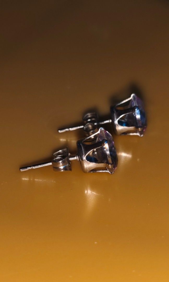 Ametrine Earrings Titanium Settings 1ct each (Category: Earrings) located in Cordova. Submitted by femmeblue (Listing ID 1469207820, Image 2). Description: .