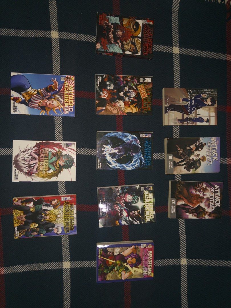 Anime Mangas (Category: Comics & Manga) located in Manila. Submitted by fernandez788 (Listing ID 1469195724, Image 1). Description: Komi Can’t Communicate vol 1 - ₱500 Attack on Titan vol 18 - ₱500 Attack on Tita vol 28 - ₱500 My Hero Academia 16 - ₱500 My Hero Academia 24 - ₱500 My Hero Academia 30 - ₱500 My Hero Academia 31 - ₱500 My Hero Academia 32 - ₱500 My Hero Academia 34 - ₱500 My Hero Academia 35 - ₱500 My Hero Academia 39 - ₱500 .
