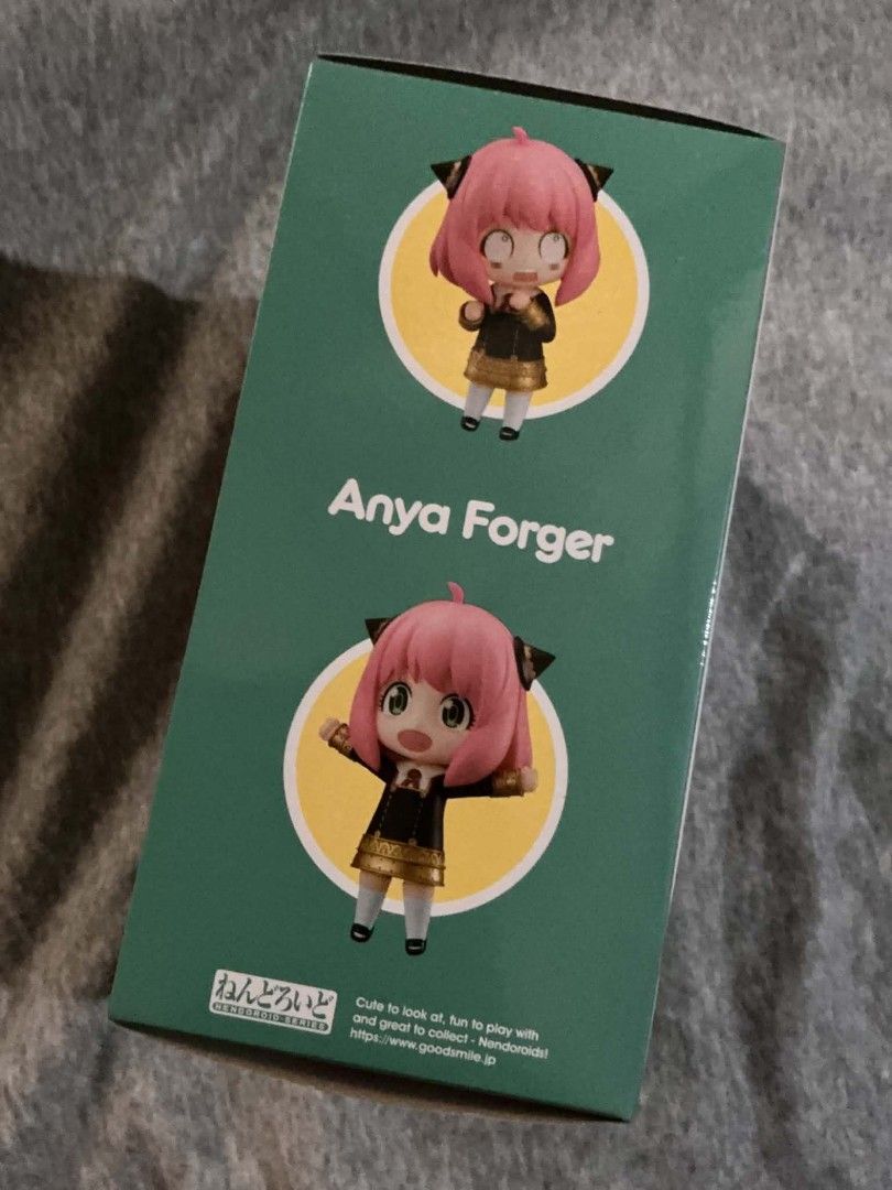 Anya Forger Nendoroid (1902) (Category: Figurines & Statues) located in Manila. Submitted by kozlou (Listing ID 1469208190, Image 1). Description: Anya Forger Nendoroid - MISB - Good box condition - ₱1200.