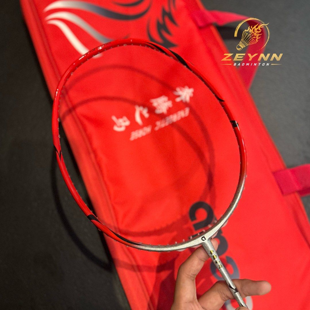 Apacs Energetic Horse - Red Silver ( Glossy ) - Authentic / Original (Category: Racket and Ball Sports) located in Las Pinas. Submitted by lvespinaa (Listing ID 1469270555, Image 2). Description: ‼️AVAILABLE ONHAND : APACS ENERGETIC HORSE‼️ For players who want a racket that can deliver solid power while keeping their shots under control. 💯 One of Apacs’ newest releases, now available at ZEYNN BADMINTON! 👊 🏸 Apacs Energetic Horse - Red Silver 