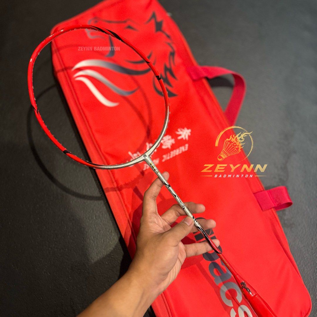 Apacs Energetic Horse - Red Silver ( Glossy ) - Authentic / Original (Category: Racket and Ball Sports) located in Las Pinas. Submitted by lvespinaa (Listing ID 1469270555, Image 1). Description: ‼️AVAILABLE ONHAND : APACS ENERGETIC HORSE‼️ For players who want a racket that can deliver solid power while keeping their shots under control. 💯 One of Apacs’ newest releases, now available at ZEYNN BADMINTON! 👊 🏸 Apacs Energetic Horse - Red Silver 