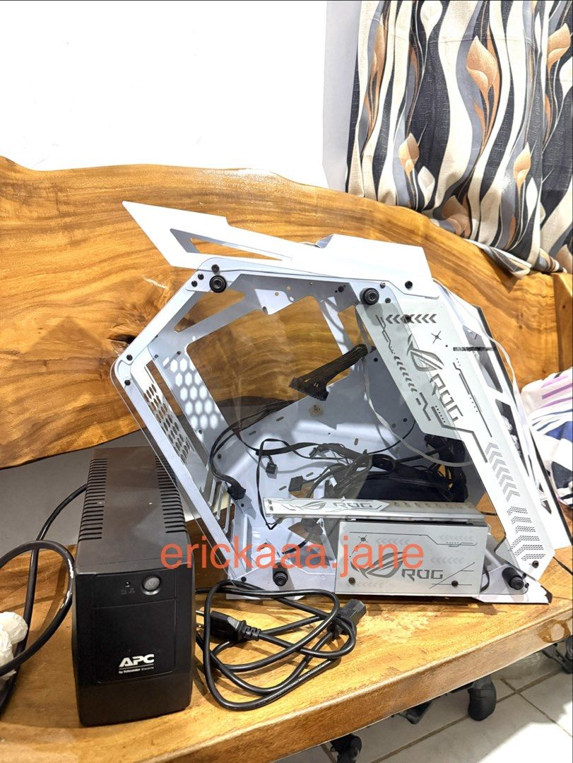 APC UPS and INPLAY PSU with RGB ROG case (Category: Computer Parts) located in Batangas. Submitted by eckaaa.finds (Listing ID 1469314809, Image 1). Description: ❗️Read this carefully before inquiring❗️ ₱ 2,500 Selling used APC UPS and INPLAY PSU with ROG RGB White Case *Please check all the posted photos for details. 📍Sto. Tomas City, Batangas.