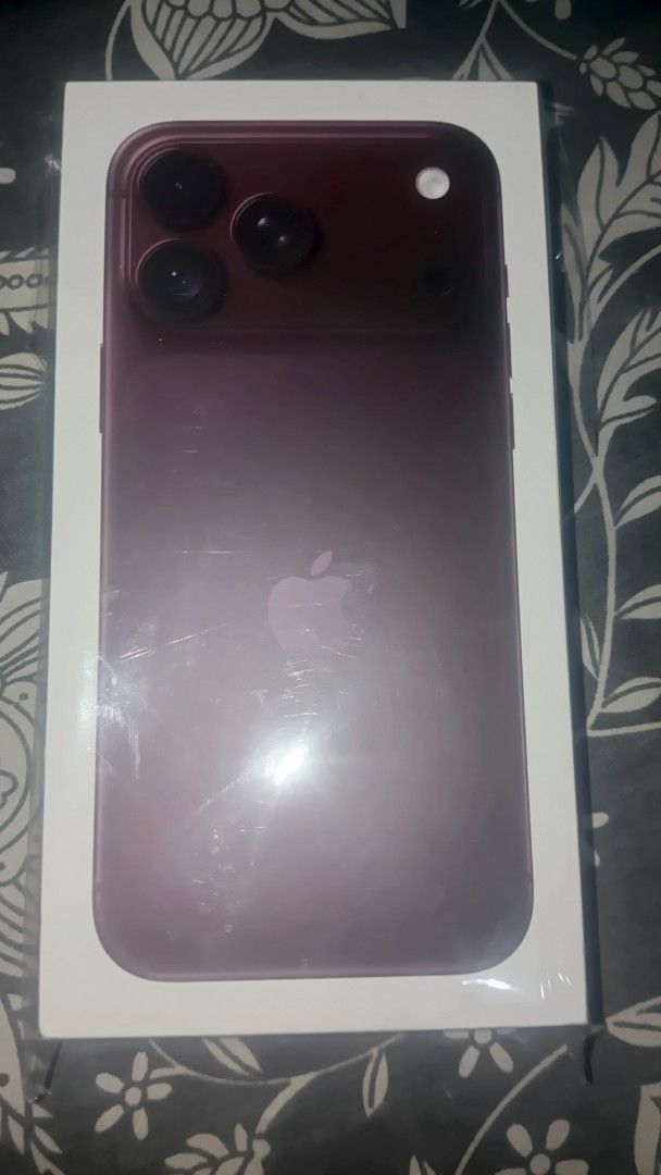 Apple iPhone 18 Pro Max Burgundy 256GB (Category: iPhone 16 Series) located in Manila. Submitted by Decca0310 (Listing ID 1469197897, Image 1). Description: - Model: Apple iPhone 18 Pro Max (Model A3717) - Color: Burgundy - Storage Capacity: 256GB - Condition: Brand new, factory sealed in original plastic wrap - In the Box: Unopened box including the USB-C charge cable.