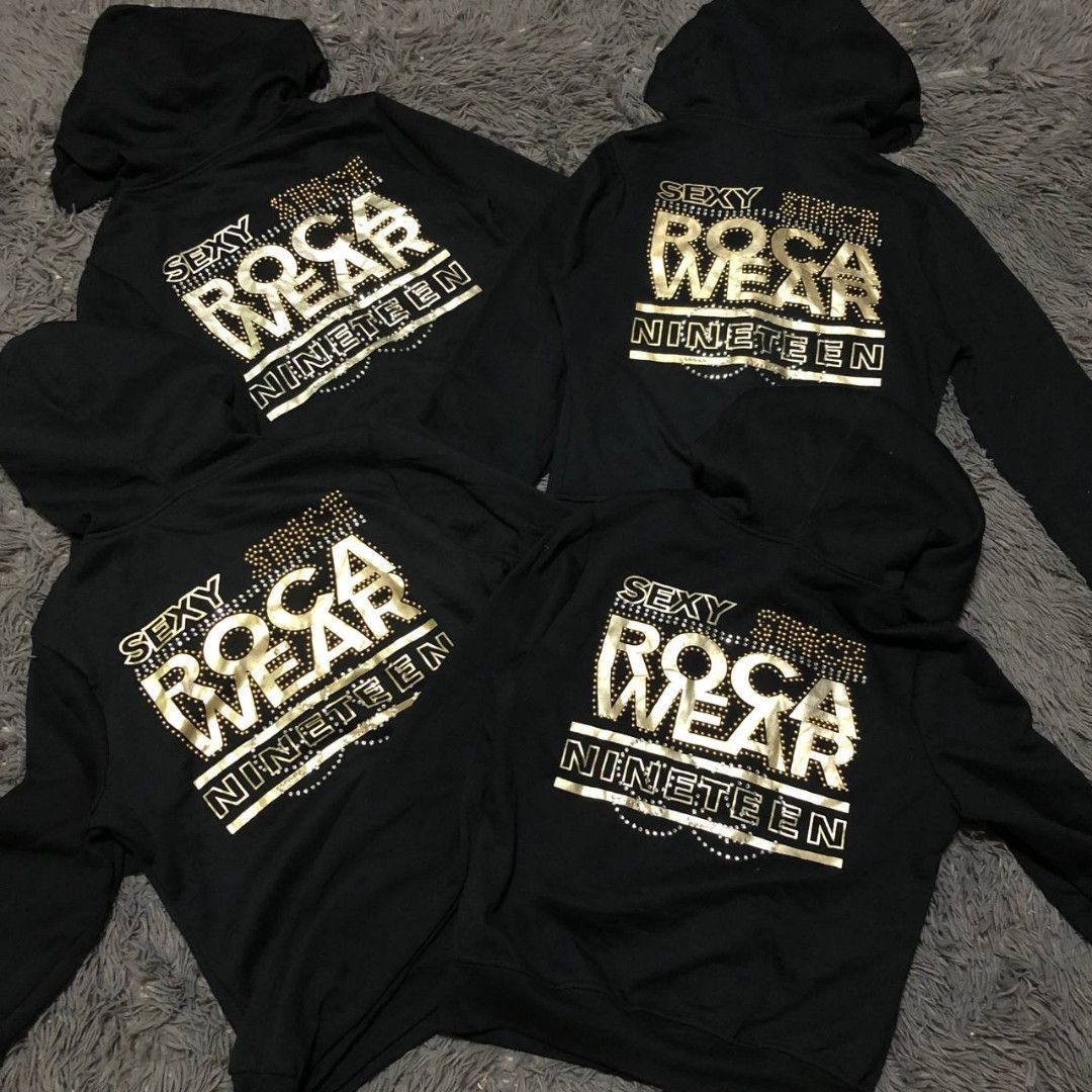 Aspack Roca Wear Hoodies (Category: Activewear) located in Camiling. Submitted by thriftscape2024 (Listing ID 1469333519, Image 1). Description: Excellent Condition Color rate: 9/10 Issue: ❌❌❌ Dimes: W17xL22 ( same dimes all four hoodies).