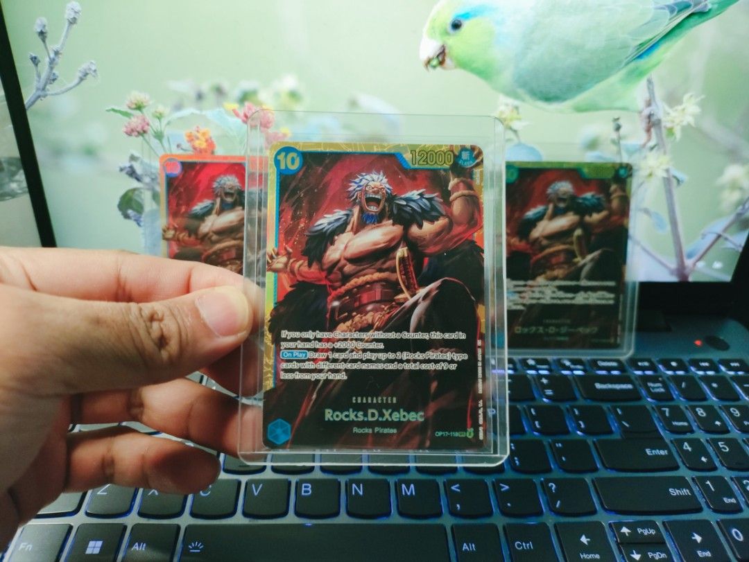 Assorted characters (Category: Raw Singles) located in Manila. Submitted by allanhs (Listing ID 1469293657, Image 1). Description: OP17 One Piece TCG Hits 🏷️OP17-118 Rocks.D.Xebec 2xEN ₱1,200ea 2xJP ₱1,000ea 🏷️OP17-119 Loki JP ₱1,000 🏷️OP17-058 Kaido JP ₱800 🏷️OP17-048 Shiki JP ₱270 🏷️OP17-046 Gloriosa JP ₱270 🏷️OP17-005 Edward.Newgate 2xEN ₱900ea 🏷️OP17-080 Usopp 2xEN ₱100ea 🏷️OP17-054 Miss Buckingham Stussy AA JP ₱1,200 Location: Taguig