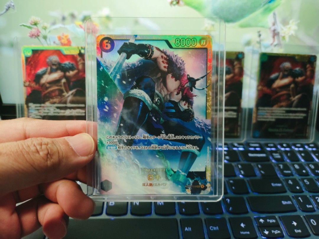 Assorted characters (Category: Raw Singles) located in Manila. Submitted by allanhs (Listing ID 1469293657, Image 2). Description: OP17 One Piece TCG Hits 🏷️OP17-118 Rocks.D.Xebec 2xEN ₱1,200ea 2xJP ₱1,000ea 🏷️OP17-119 Loki JP ₱1,000 🏷️OP17-058 Kaido JP ₱800 🏷️OP17-048 Shiki JP ₱270 🏷️OP17-046 Gloriosa JP ₱270 🏷️OP17-005 Edward.Newgate 2xEN ₱900ea 🏷️OP17-080 Usopp 2xEN ₱100ea 🏷️OP17-054 Miss Buckingham Stussy AA JP ₱1,200 Location: Taguig