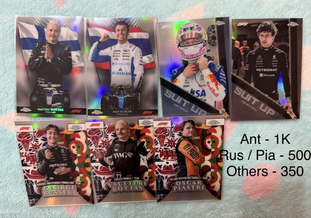 Assorted characters (Category: Raw Singles) located in Quezon City. Submitted by cookiesyy (Listing ID 1469182037, Image 2). Description: Assorted Hits / Bulks from 2026 Topps Set - Can be traded to numbered hits - Min Purchase of 300php (can be combined with other listings).