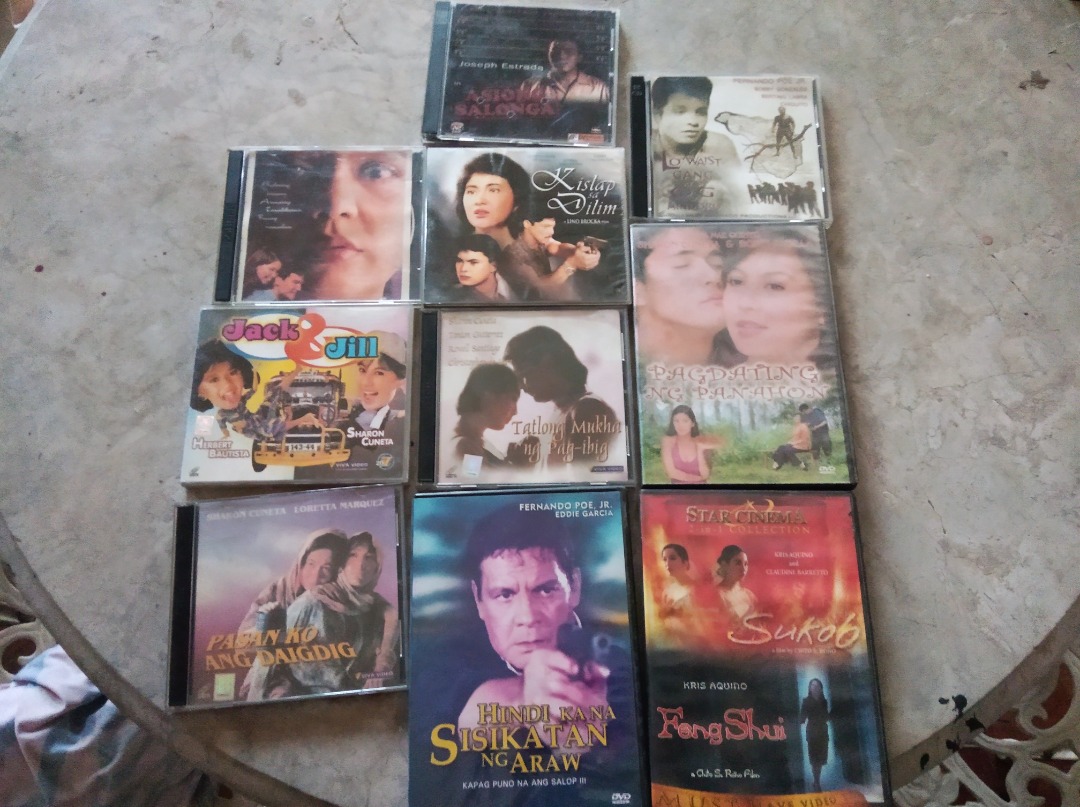 Assorted Filipino Movie DVD Collection Star Cinema Star Records ...