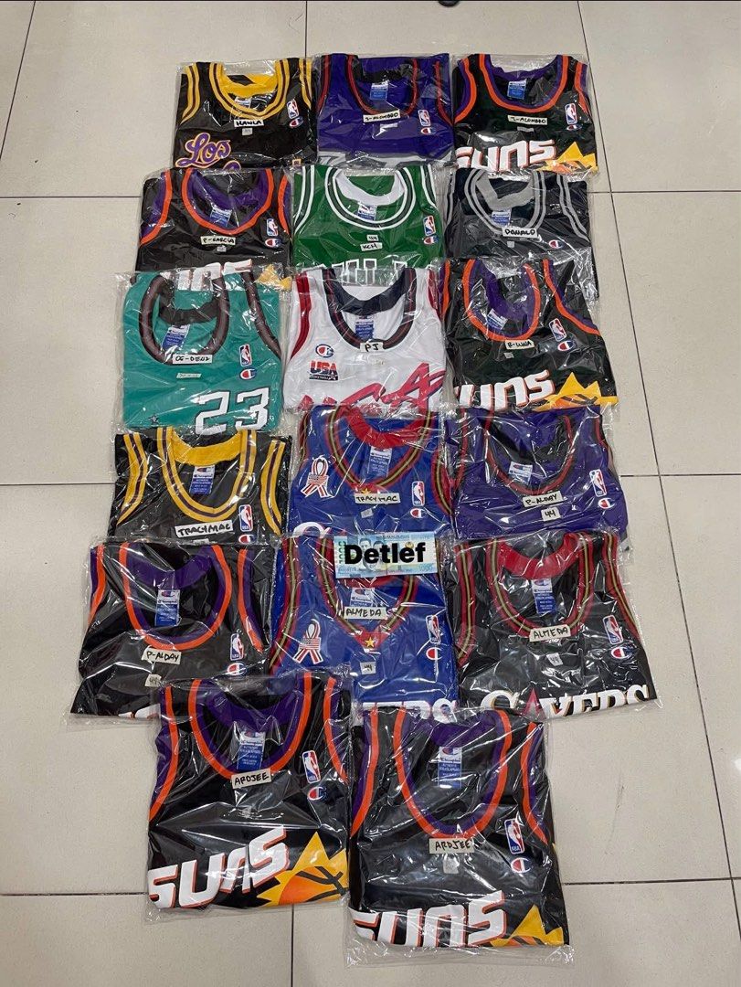 Assorted NBA Basketball Jerseys Collection (Category: Activewear) located in Quezon City. Submitted by doringod1997 (Listing ID 1469306560, Image 1). Description: S O L D Thank you for those who trusted God bless you all ThankYouGodAlways.