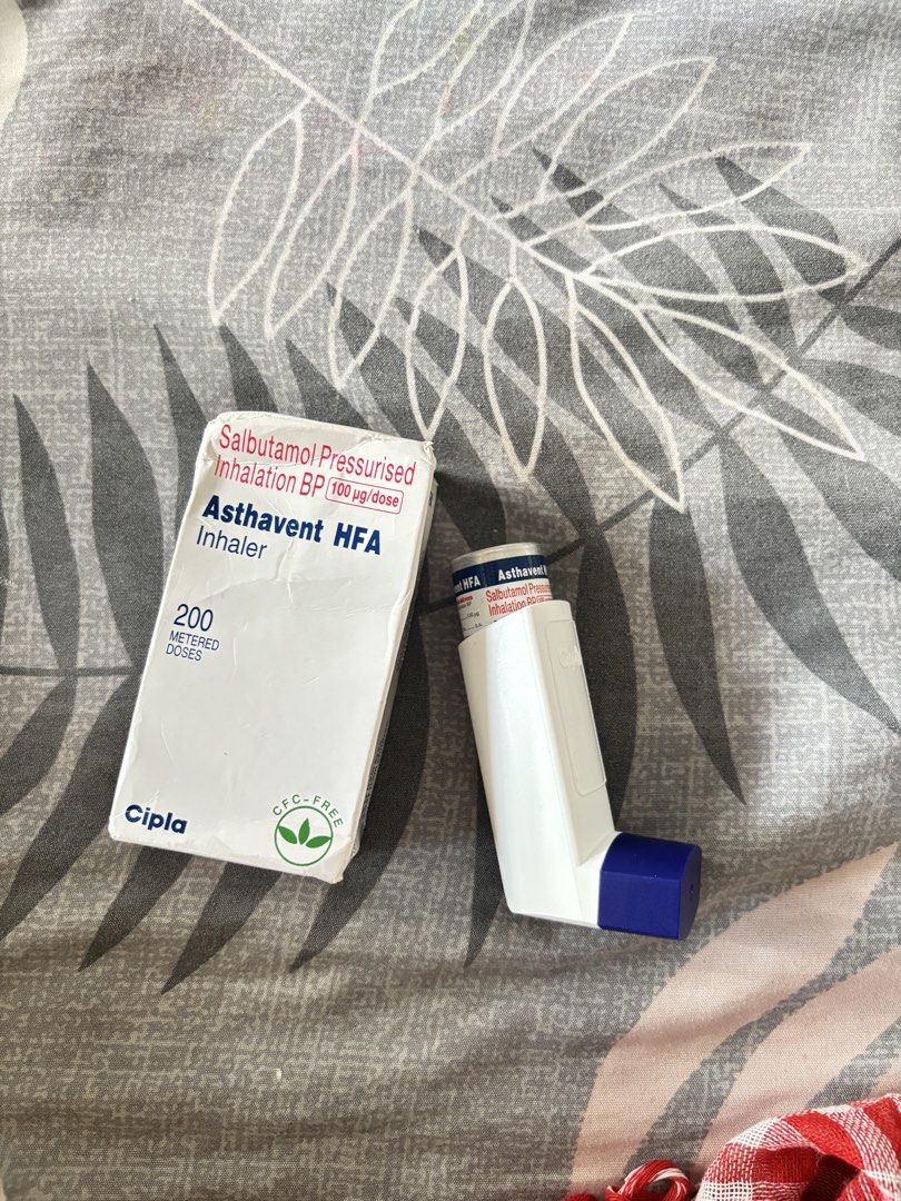 Asthavent Inhaler for Asthma (Category: Medical Supplies & Tools) located in Manila. Submitted by maurisio (Listing ID 1469204851, Image 2). Description: These are my extra inhalers, both are brand new but ung isa ay removed lang sa box, 200 Puffs 250 each, 450 for both.