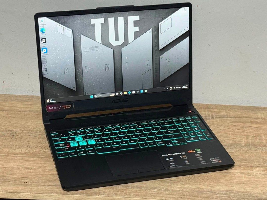 ASUS TUF GAMING A15 (Category: Laptops & Notebooks) located in Manila. Submitted by estillomopatricia (Listing ID 1469392950, Image 2). Description: ₱37,990 only 🔥🔥🔥 No issue. Good condition. Smooth Condition. ASUS TUF GAMING A15 AMD RYZEN 7 7435HS 16GB RAM 512GB RTX 2050 144HZ 15.6 INCH FHD RGB BACKLIT KEYBOARD 💻Good for Gaming, Autocad, Editing, & WFH 💻Ready to use. Specification ▪️AMD RYZEN 7 7435HS with Radeon Graphics ▪️16GB MEMORY RAM 