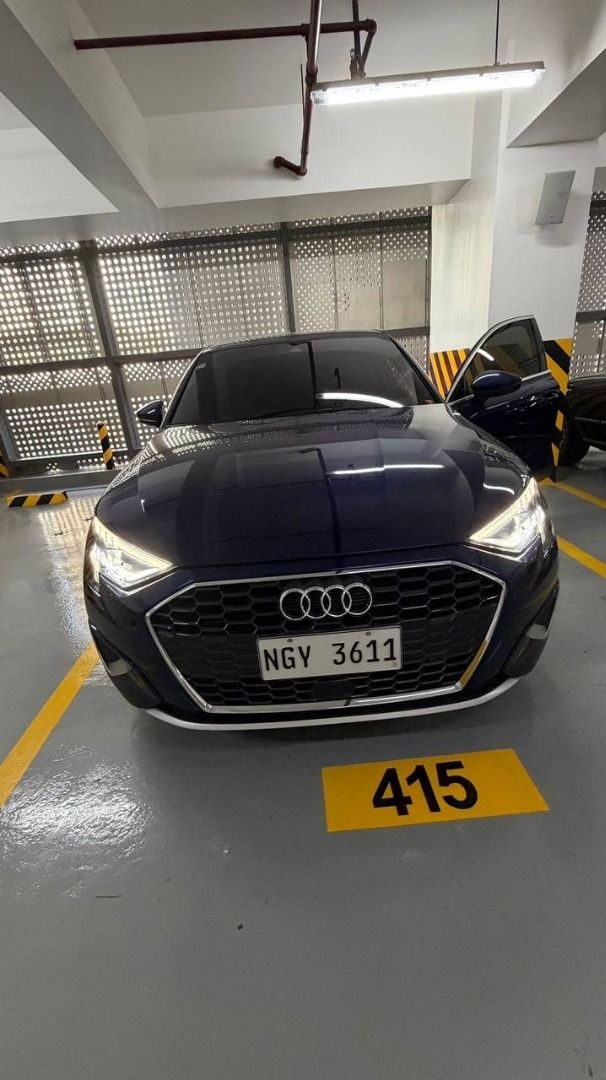 Audi A3 35 TFSI Auto (Category: Used Cars) located in Cavite. Submitted by ybwe_ (Listing ID 1469172363, Image 1). Description: FOR SALE: 2022 AUDI A3 35 TFSI SELLING PRICE: ₱1,500,000 ONLY • 19,000 km mileage • Navarra Blue Metallic – rare color • S tronic transmission • 150 HP | 250 Nm torque • Digital instrument cluster • Lane Keep Assist & Park Assist • Ambient & footwell lighting • First owner, casa-maintained at PGA Alabang since day 1 • Al
