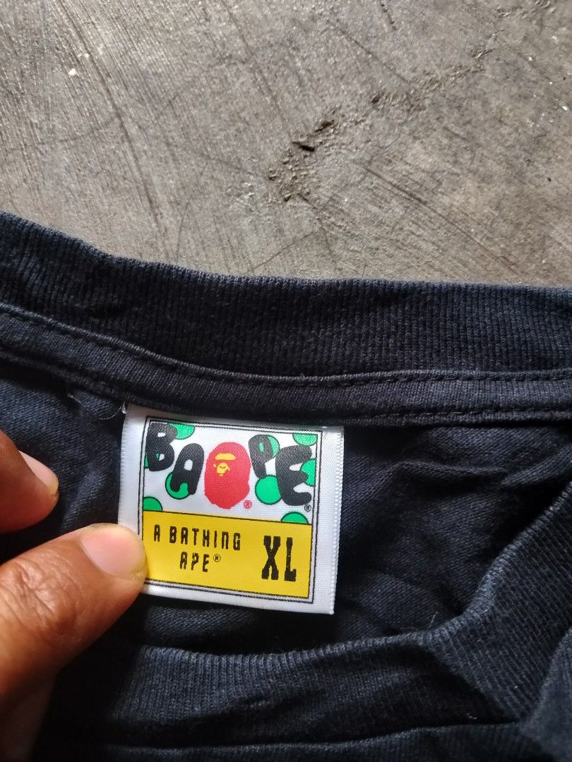 AUTHENTIC BAPE (Category: Tshirts & Polo Shirts ) located in Cavite. Submitted by aly27alipo46984 (Listing ID 1469209454, Image 3). Description: authentic bape size xl mulet type camou spell out good as new.
