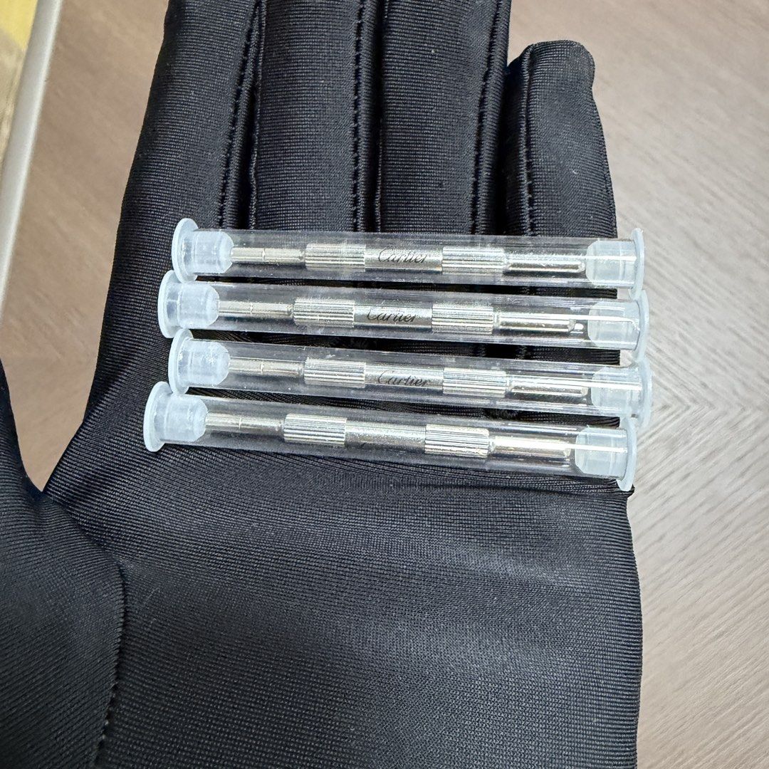 authentic Cartier Watch Pin Pusher / Link Removal Tool (Category: Accessory Holder, Box & Organizers) located in Manila. Submitted by noah.kock1914 (Listing ID 1469238834, Image 3). Description: Brand New & Unused. Price listed is for 1 PC only - Original Cartier watch strap / bracelet changing screwdriver tool - Perfect for adjusting watch links or straps - Guaranteed Authentic Feel free to send a message if you have any questions! .