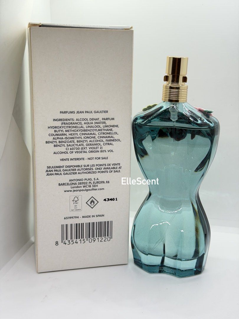 Authentic Jean Paul Gaultier La Belle Paradise (Category: Fragrance & Deodorants) located in Mandaluyong City. Submitted by elle_scent (Listing ID 1469313878, Image 2). Description: JEAN PAUL GAULTIER LA BELLE PARADISE GARDEN EAU DE PARFUM 100ML TESTER Perfect for collectors and perfume lovers looking for a beautiful designer fragrance! Step into a tropical paradise with Jean Paul Gaultier La Belle Paradise Garden EDP! 🌴💚 A captivating, sensual