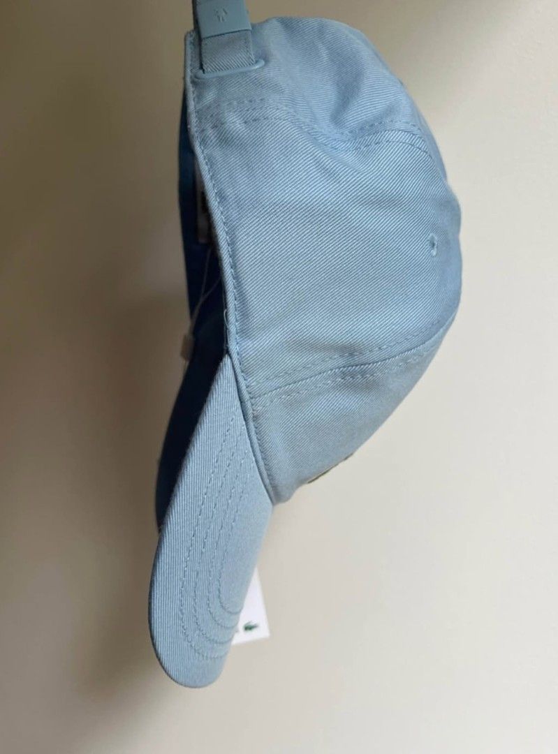 Authentic Lacoste Hat – Light Blue with Large Crocodile Logo (Category: Caps & Hats) located in San Juan. Submitted by docpratty (Listing ID 1469343834, Image 2). Description: Authentic Brand New.