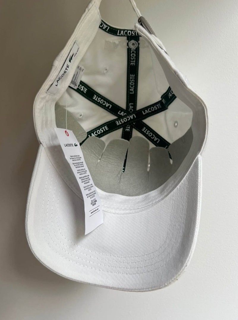 Authentic Lacoste Hat- White- Side Croc Logo (Category: Caps & Hats) located in San Juan. Submitted by docpratty (Listing ID 1469342526, Image 3). Description: Authentic Brand New.
