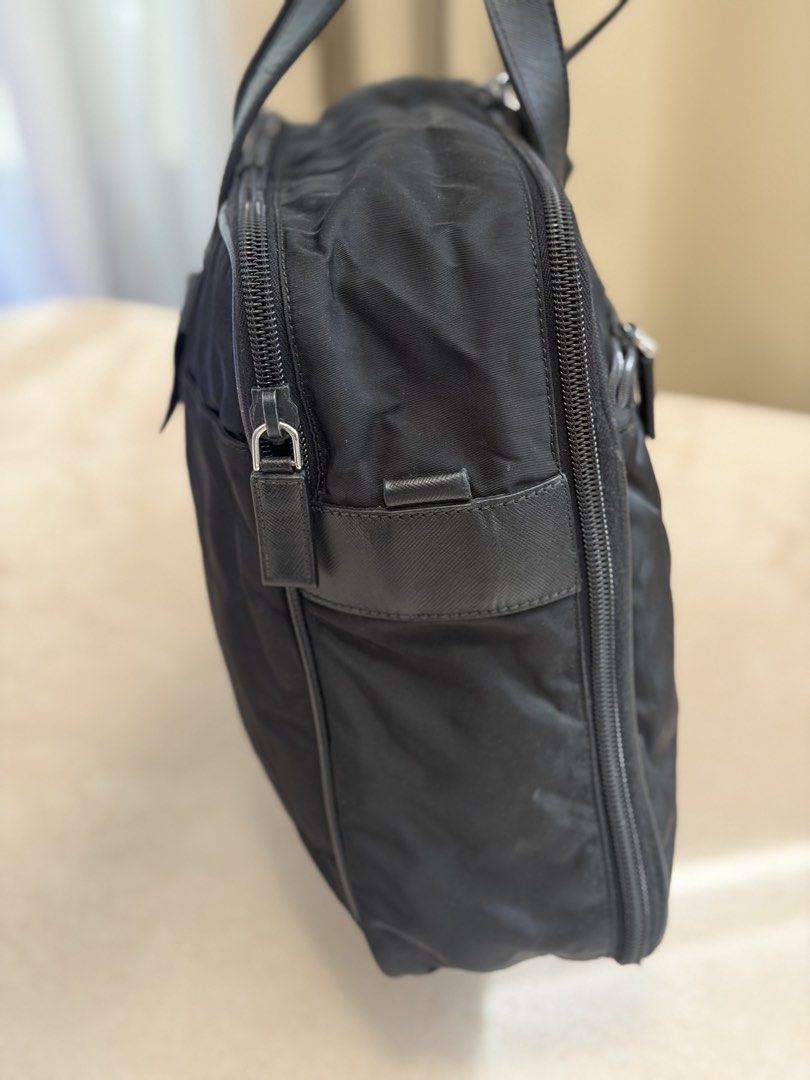 Authentic Prada Tessuto Laptop Bag (Category: Briefcases) located in Manila. Submitted by maria_2326 (Listing ID 1469351033, Image 3). Description: 💯% Authentic | No inclusions Fits up to 15” laptop Location: Manila/QC.