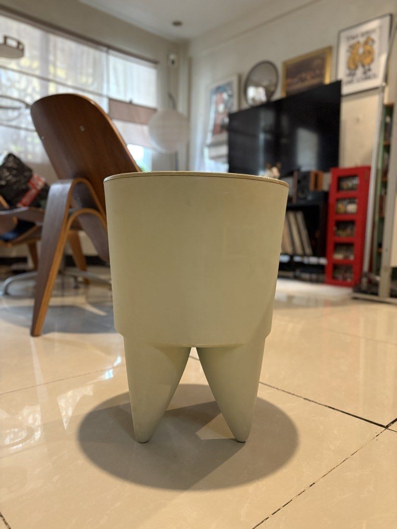 Authentic Vintage Philippe Starck “Bubu 1er” Storage Stool / Side Table (Category: Chairs) located in Quezon City. Submitted by se2ndlookph (Listing ID 1469276971, Image 3). Description: Authentic Vintage Philippe Starck “Bubu 1er” Storage Stool / Side Table Iconic 1991 dual-function design piece by Philippe Starck for XO Design. It functions beautifully as a lightweight accent seat or side table, featuring a removable lid that opens up to 15 lit