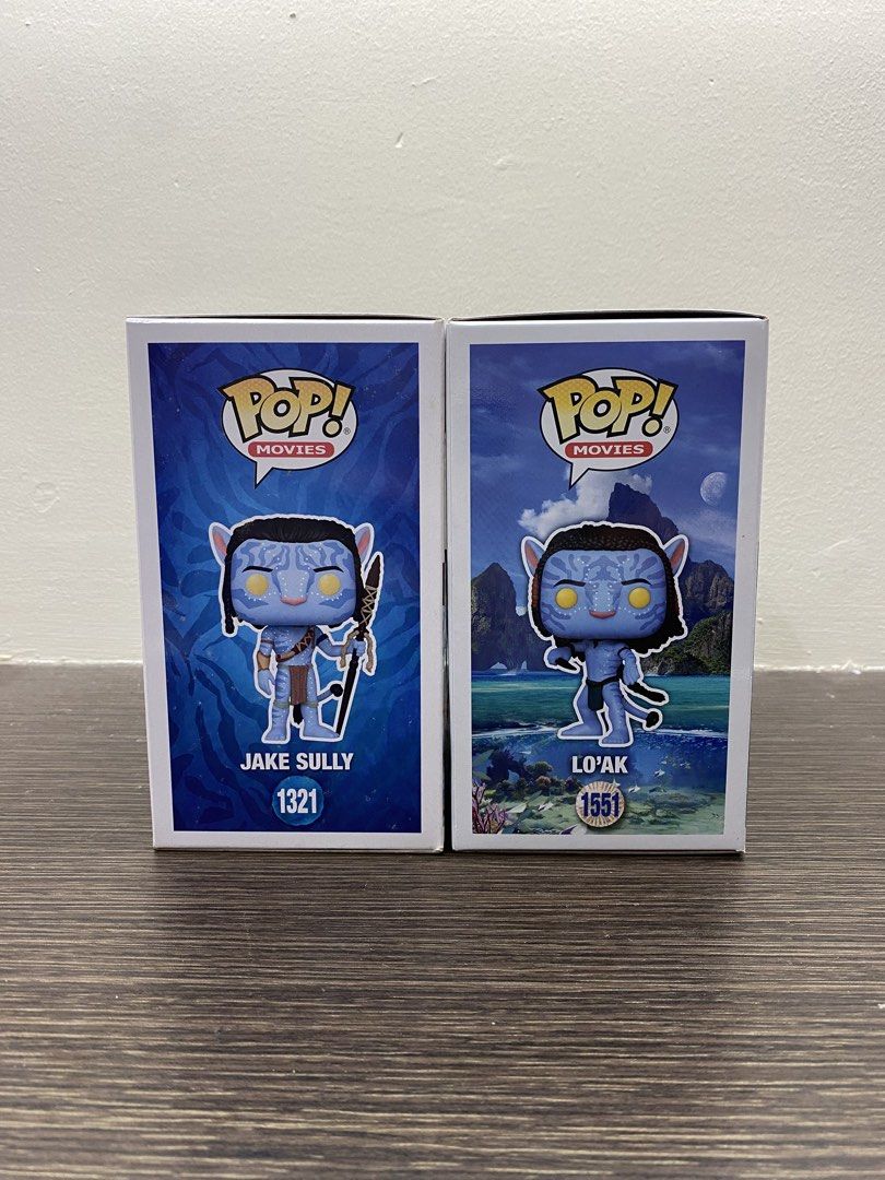 Avatar Funko Pop! Bundle (Category: Figurines & Statues) located in Naga. Submitted by scrvlm (Listing ID 1469242767, Image 3). Description: Funko Pop! Avatar - Jake Sully #1321 (1,500) Funko Pop! Avatar The Way Of Water - Lo'ak #1551 (3,000) Vaulted/Rare If both 4,000 Reason for selling: Declutterring Will ship with its BOSS protector, sorter box, and bubble wrap. If there are any questions, feel free to ask :).