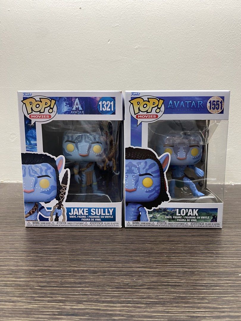 Avatar Funko Pop! Bundle (Category: Figurines & Statues) located in Naga. Submitted by scrvlm (Listing ID 1469242767, Image 2). Description: Funko Pop! Avatar - Jake Sully #1321 (1,500) Funko Pop! Avatar The Way Of Water - Lo'ak #1551 (3,000) Vaulted/Rare If both 4,000 Reason for selling: Declutterring Will ship with its BOSS protector, sorter box, and bubble wrap. If there are any questions, feel free to ask :).