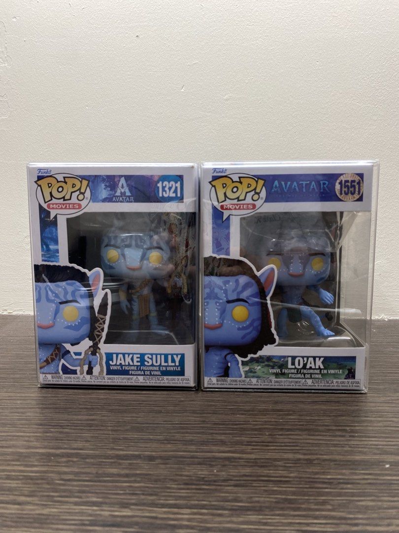 Avatar Funko Pop! Bundle (Category: Figurines & Statues) located in Naga. Submitted by scrvlm (Listing ID 1469242767, Image 1). Description: Funko Pop! Avatar - Jake Sully #1321 (1,500) Funko Pop! Avatar The Way Of Water - Lo'ak #1551 (3,000) Vaulted/Rare If both 4,000 Reason for selling: Declutterring Will ship with its BOSS protector, sorter box, and bubble wrap. If there are any questions, feel free to ask :).