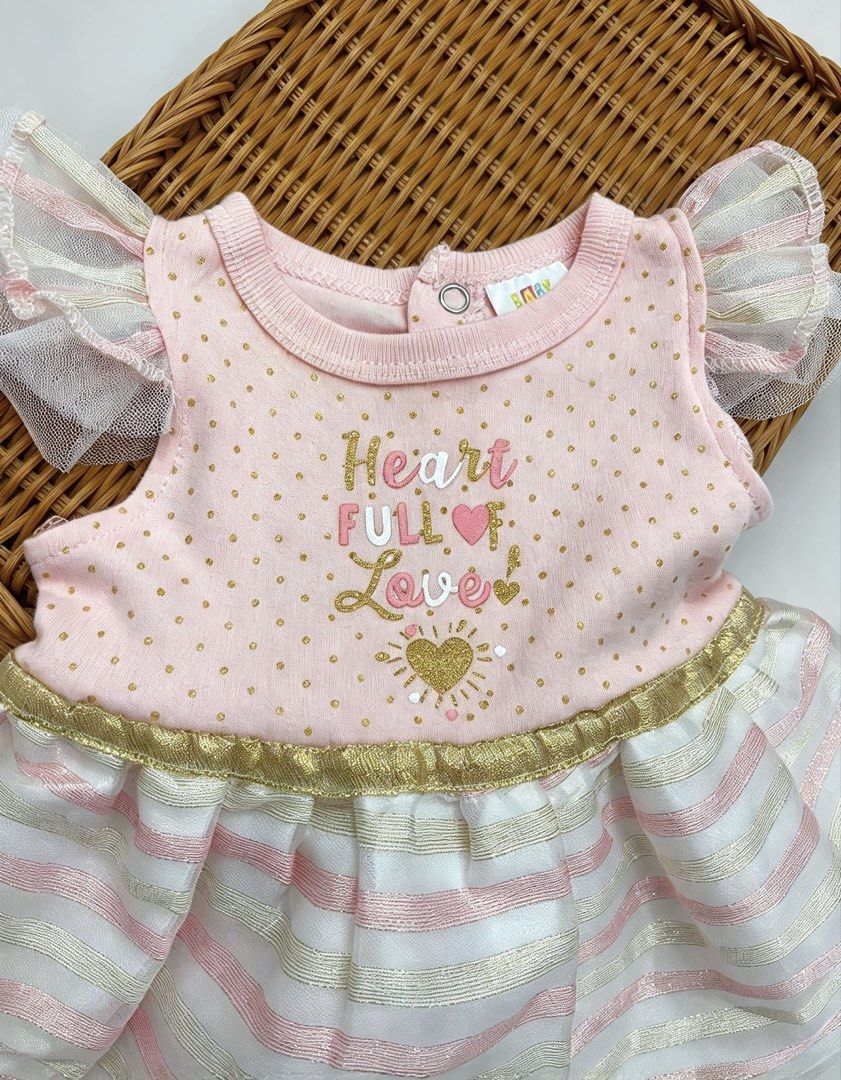 Baby dress with bloomers (Category: Babies & Kids Fashion) located in Quezon City. Submitted by zippy123 (Listing ID 1469338871, Image 3). Description: Baby colors 6m on tag good as new .