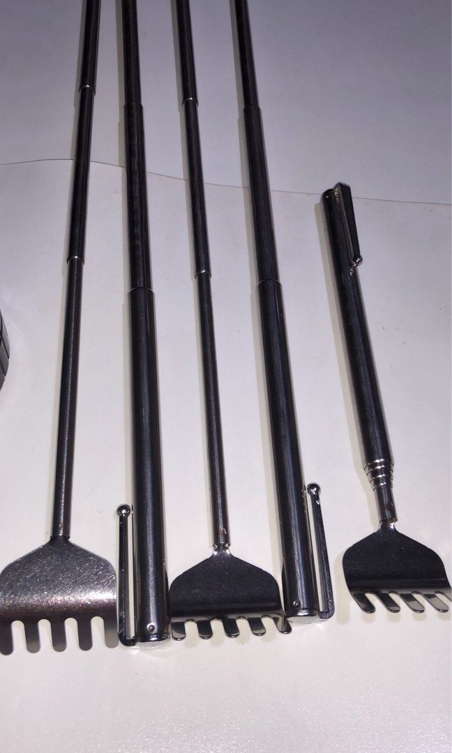 Back Scratcher Silver Stainless Handy Adjustable Small to Long (Category: Travel Essentials & Accessories) located in Mandaluyong City. Submitted by jennyitems (Listing ID 1469353055, Image 3). Description: 🦯 Back Scratcher • Silver • Stainless Handy • Adjustable Small to Long 🦯 Size when Long 19” / 49cm 🦯 Brand New 🦯 Handy. Can put in your Bag and can bring wherever you go. 🦯 Can scratch your back nicely and discreetly when outside. You won