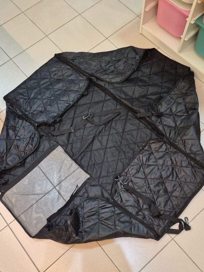 Backseat car mat for pets (Category: Homes & Other Pet Accessories) located in Caloocan City. Submitted by buymekatey (Listing ID 1469226311, Image 3). Description: - 3-in-1 multi-purpose design: Use as a standard seat cover, protective hammock, or trunk cargo cushion - Universal fit: Measures 58" x 81", perfect for most cars, SUVs, and trucks - Non-slip & secure: Features a non-slip backing, seat anchors, and snap buckles to keep the cover in pl