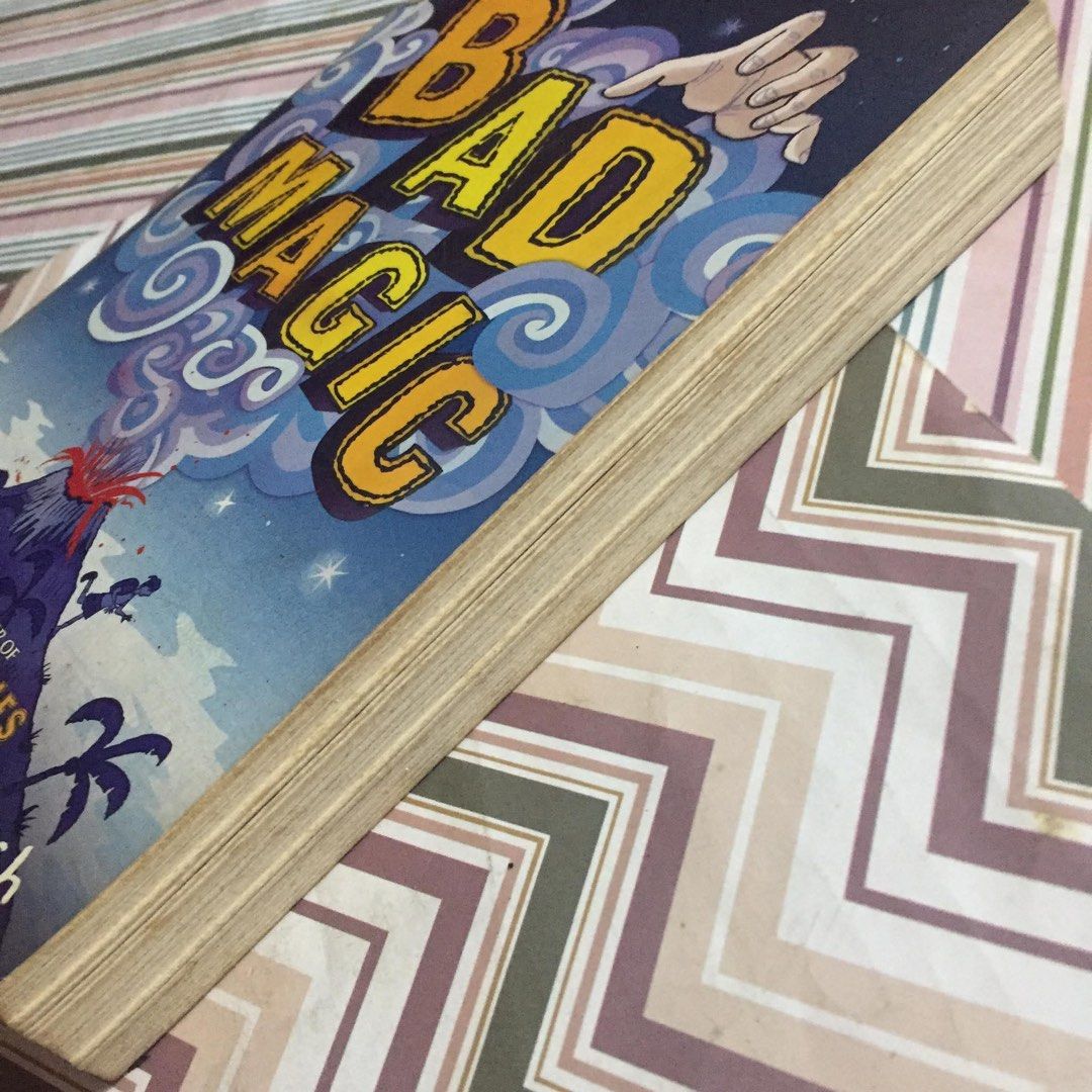 Bad Magic by Pseudonymous Bosch (Category: Children's Books) located in Pasig City. Submitted by sell.phi (Listing ID 1469237458, Image 3). Description: Bad Magic by Pseudonymous Bosch Preloved trade paperback with creases on the covers tanned pages and edges with faint small brown spots on inside covers, on some pages, and edges .