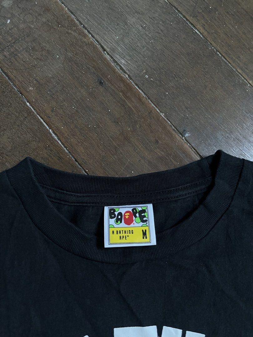 Bape By A Bathing Ape ABC Stripe Camo College Tee (Category: Tshirts & Polo Shirts ) located in Bugallon. Submitted by thriftteas.00 (Listing ID 1469245729, Image 3). Description: Bape By A Bathing Ape ABC Stripe Camo College Tee Medium adult 21x26 No issue Excellent Condition Needwash only Complete tags Authentic/ Legit Claim 3500.