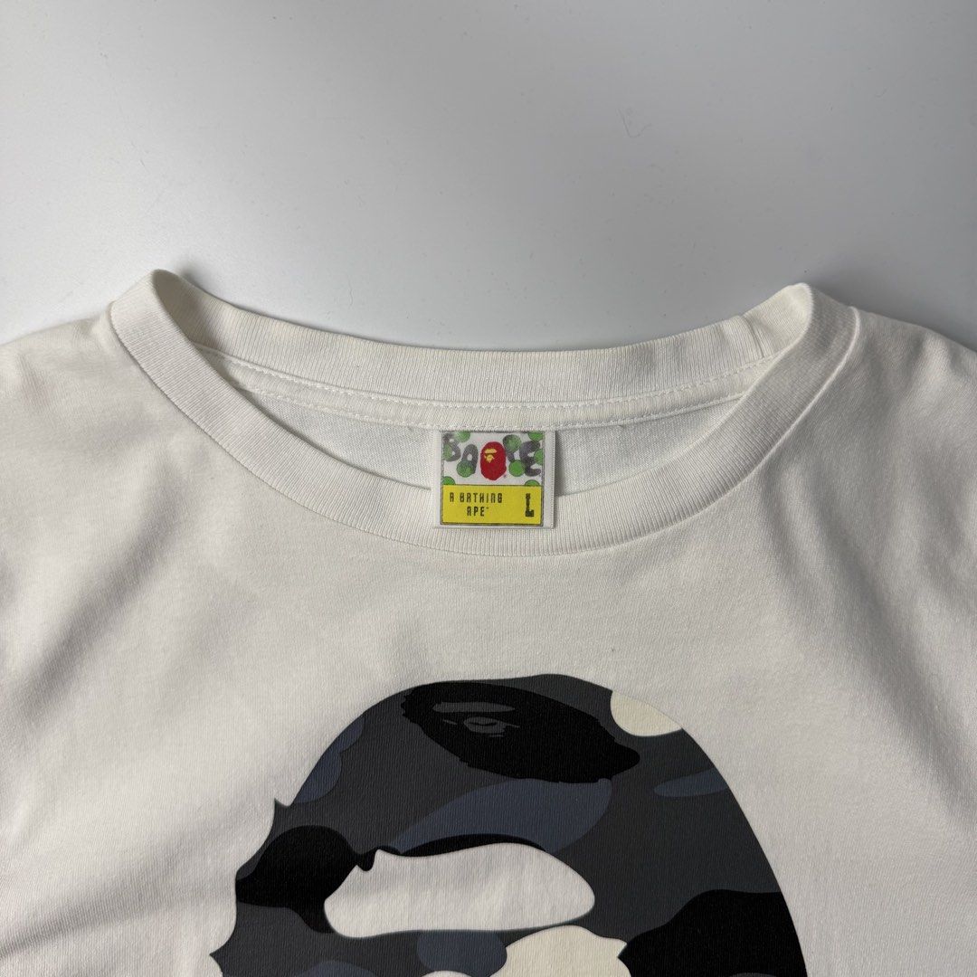 Bape Glow in the Dark (Category: Tshirts & Polo Shirts ) located in Quezon City. Submitted by beastmnl (Listing ID 1469226607, Image 3). Description: Dimension 22 width 29 length .