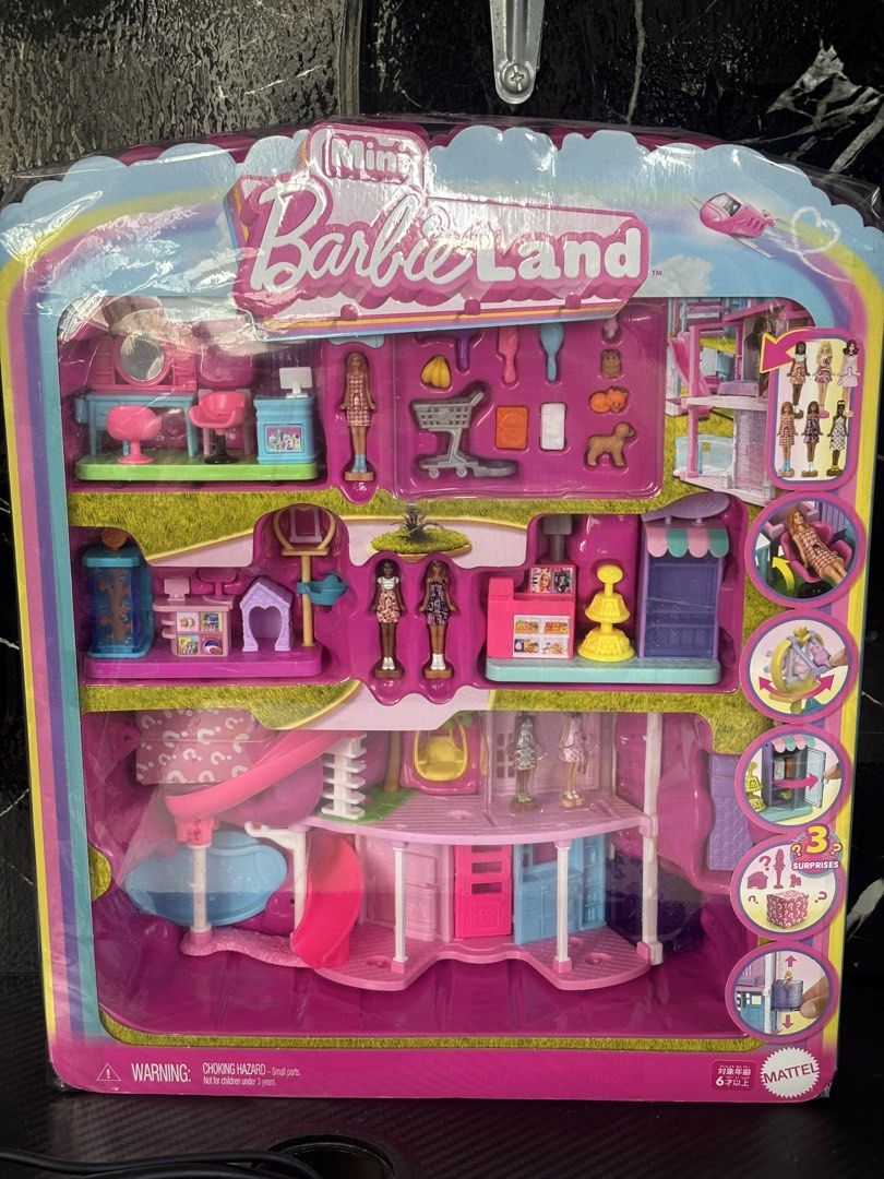 Barbie Mini Land (Category: Interactive Toys) located in Bacoor. Submitted by patchie0721 (Listing ID 1469167103, Image 2). Description: 👭👫 Mini Barbie Land - Sold as set with free Barbie Drinking Glass from McDonalds 💵💵Php3000💵💵 RFS: Declutter Pwede offer swap sa Disney Animator Doll Ariel and Moana. Thank you..