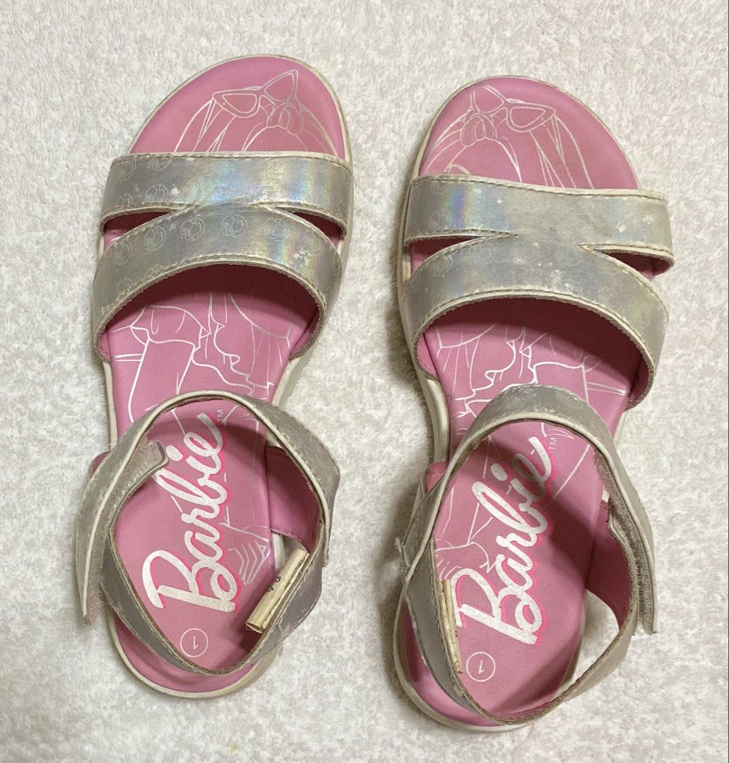 Barbie Sandals (Category: Babies & Kids Fashion) located in Morong. Submitted by fcjonline528 (Listing ID 1469169283, Image 3). Description: This is preloved and rarely used by my daughter. Original price is ₱1,350 and I’m just selling it for ₱350. With original box included .
