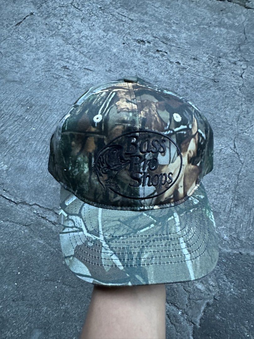 Bass Pro Shops Realtree camo snapback cap (Category: Caps & Hats) located in Manila. Submitted by ownywest833 (Listing ID 1469387561, Image 1). Description: brandnew.