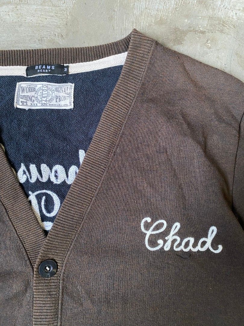 Beams Heart Brown Cardigan Size M (Category: Coats, Jackets and Outerwear) located in Real. Submitted by koymiksbuynsell (Listing ID 1469266126, Image 2). Description: 20 width 25 length .