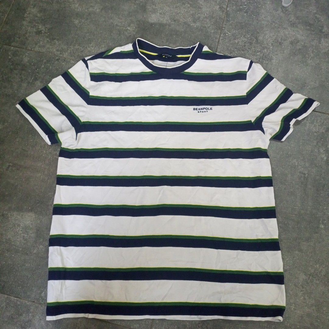 Beanpole stripe tshirt for men (Category: Activewear) located in Cebu City. Submitted by sukitriftshop474747 (Listing ID 1469339930, Image 1). Description: As new condition Size large 22x28 Colorate 10/10 Authentic.