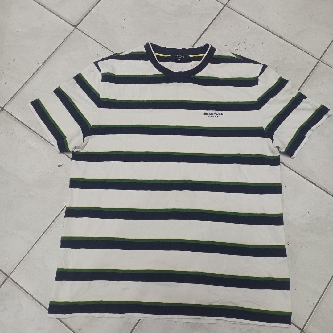 Beanpole stripe tshirt for men (Category: Activewear) located in Cebu City. Submitted by sukitriftshop474747 (Listing ID 1469339930, Image 2). Description: As new condition Size large 22x28 Colorate 10/10 Authentic.