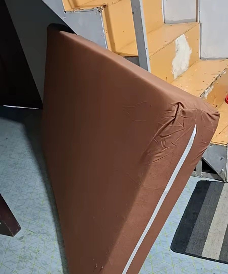 Bed foam for sale (Category: Bed Frames & Mattresses) located in Manila. Submitted by zenfalcon_c2d2df (Listing ID 1469288526, Image 2). Description: used for 1 year....I order new cover and replace with new cover.