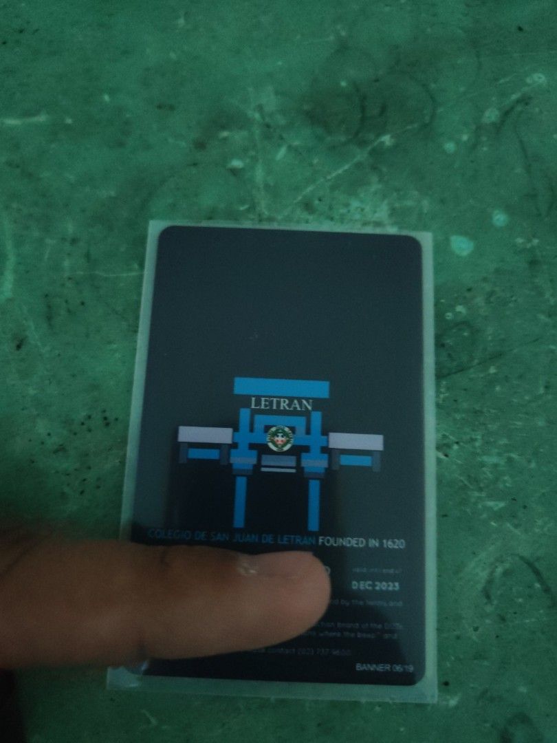 Beep Card x Letran 400th Anniversary Edition (Category: Everything Else Others) located in Pulilan. Submitted by silentwhale607 (Listing ID 1469170270, Image 2). Description: •Never Used For Collection Only •Expired: December 2023 Pwede Meet Up Weekends Sa Taytay, Rizal or Pasig Pwede Rin Trade sa wala ako Offer lng kayo.